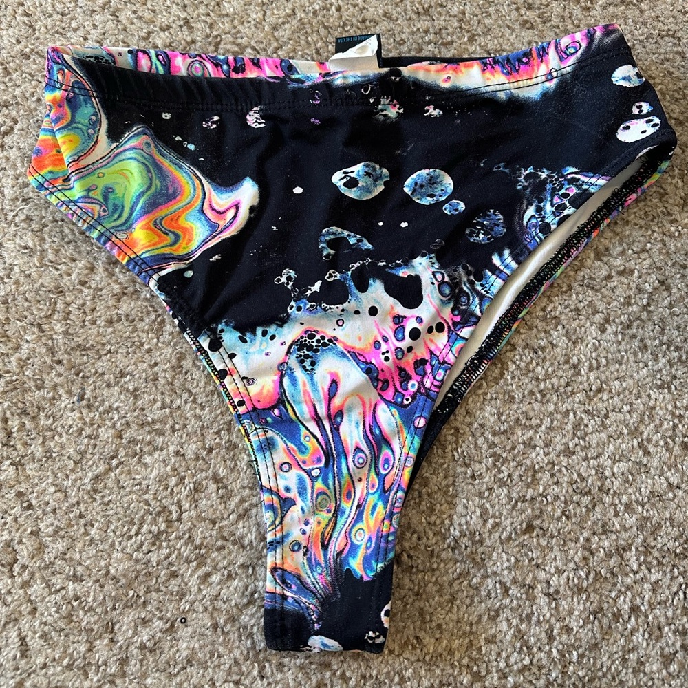 FREEDOM RAVE WEAR Acid Sky Bottoms Size L